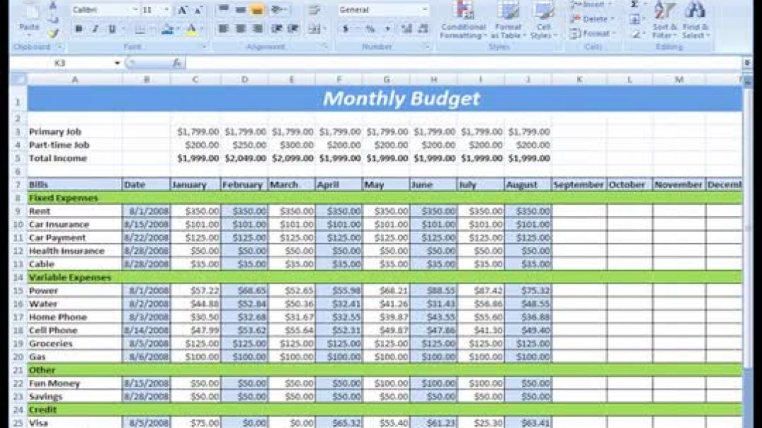 ⁣Excel 2007 Basic Functions