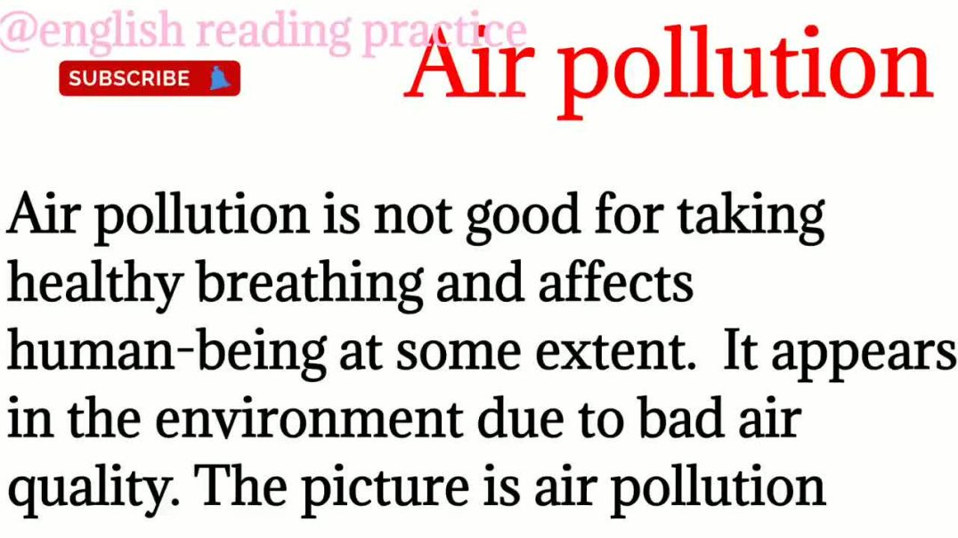 53,Air pollution essay_paragraph on Air pollution_english translation_learnEnglish_improve grammar