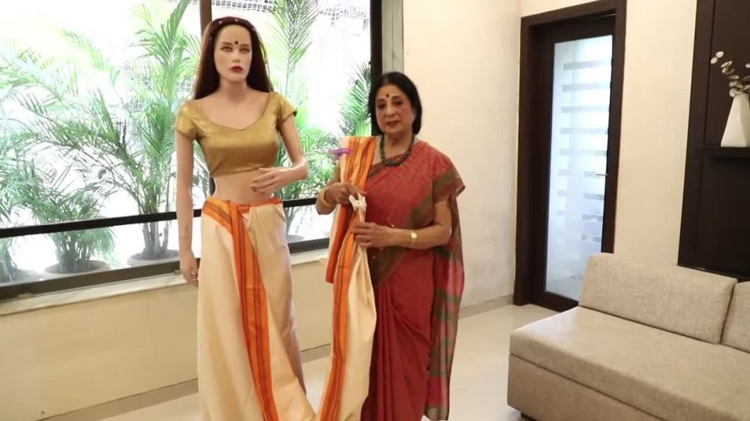 Style No 50_ Amrapali Saree Draping Kalpana Shah Sari Drapes