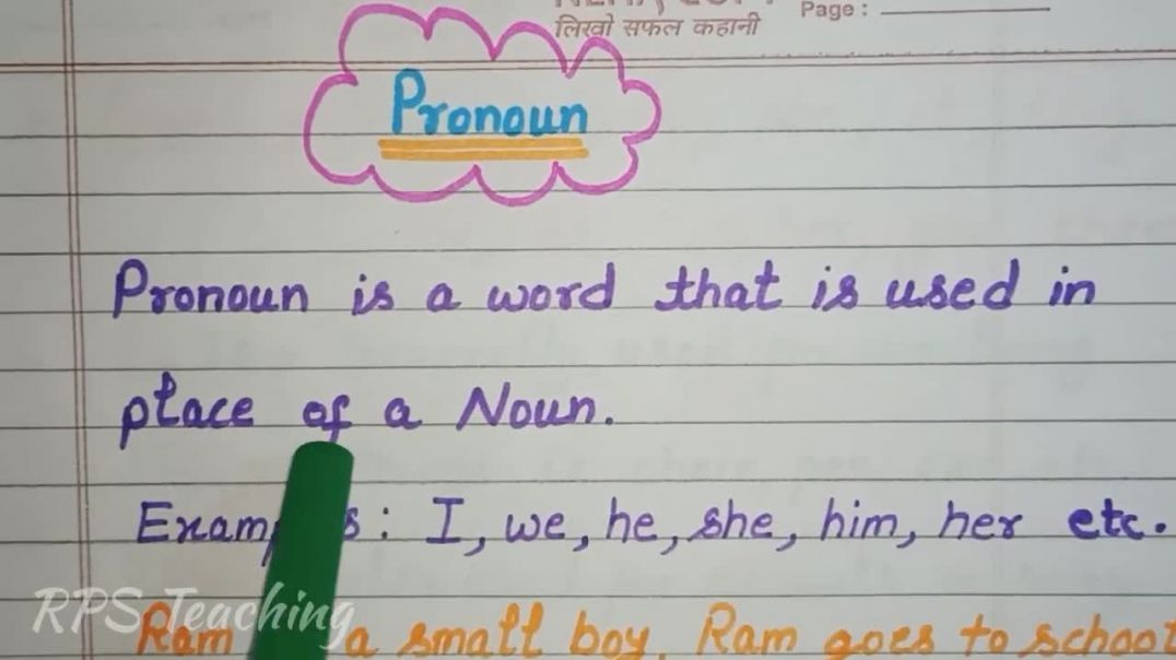ENGLISH - USE OF PRONOUNS __ PRONOUNS का यूज कैसे करें __ How to use Pronouns in Hindi __ #अंग्रेज़ी