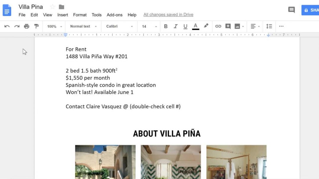 ⁣Google Docs_ Formatting Text