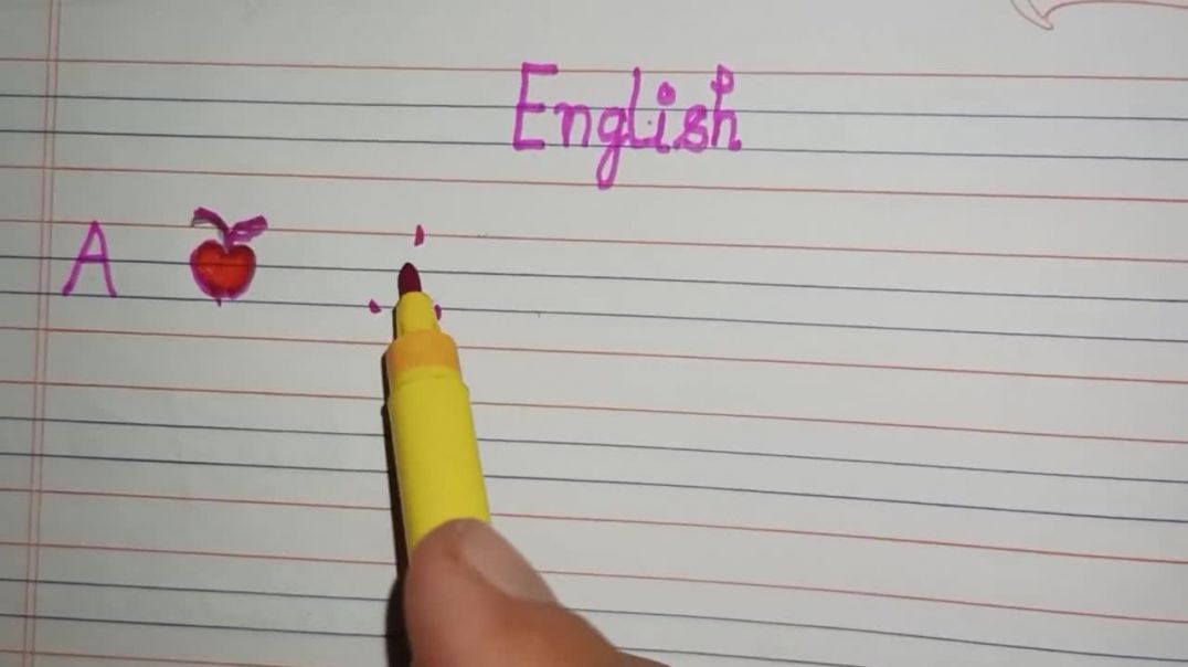⁣[Nursery Class English] नर्सरी के बच्चों को Alphabet A और B likhna सिखाएं ✍️ How to Write Alphabets