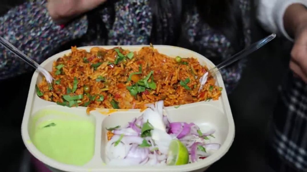 ⁣Tawa Pulao, Dabeli and Masala Pav Bhaji Eating Challenge Maharashtra Food Food Challenge