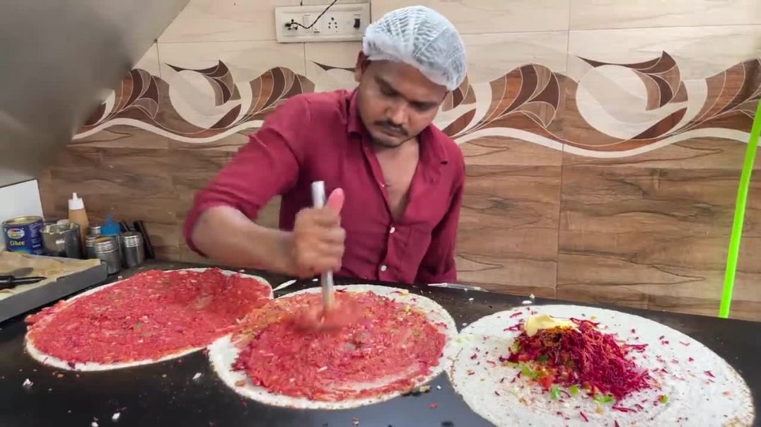 ⁣Mumbai Biggest Mysore Masala Dosa _ Indian Street Food