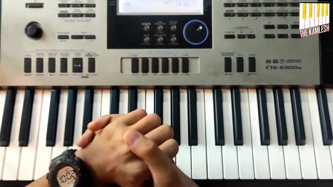 Raghupati Raghav Raja Ram - मिनटो में पियानो पर बजाना सीखें Easy Piano Tutorial The Kamlesh