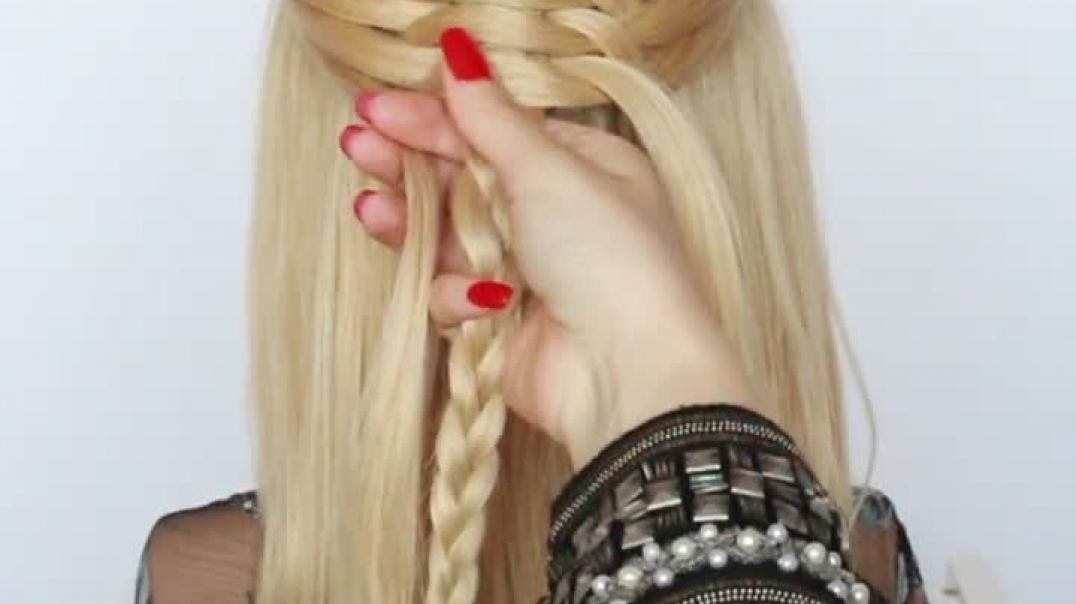 EASY BRAIDED HAIRSTYLE Wedding, Bridal, Long Hair by Another Braid