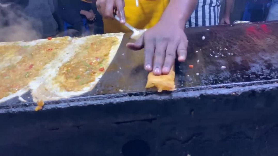 ⁣Super Speedy Master Chef Dosa Wala _ Indian Street Food