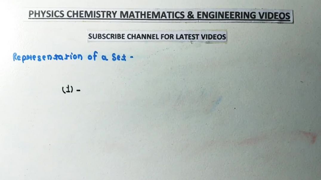 ⁣Representation Of Set - Set Theory - _ Discrete Mathematics _ Part - 2 _ (Hindi_English)