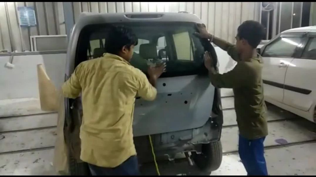 HOW TO REPLACE WAGONR BACK DOOR (DICKY) GLASS #AUTOMOBILE SERVICE