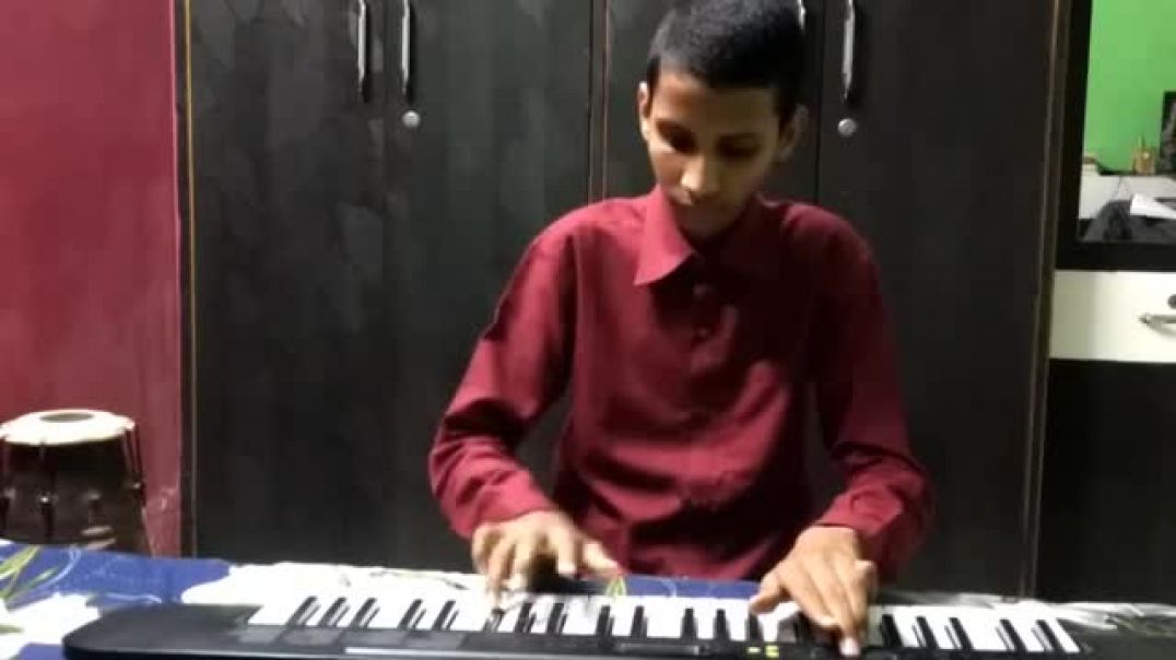 ⁣Kaka Baba Na Poriyaa re (Falguni Pathak)  Piano Keyboard Casio  કાકા બાબા ના પોરિયા  Adivasi Song