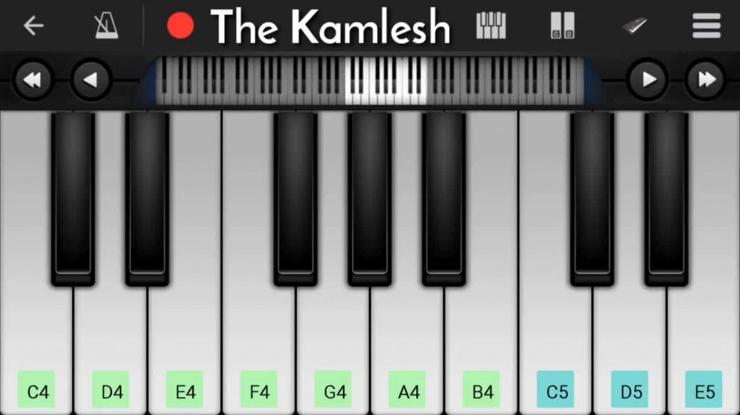 ⁣Vat Pade Se - Geeta Rabari TEASER Mobile Piano Tutorial Instrument The Kamlesh