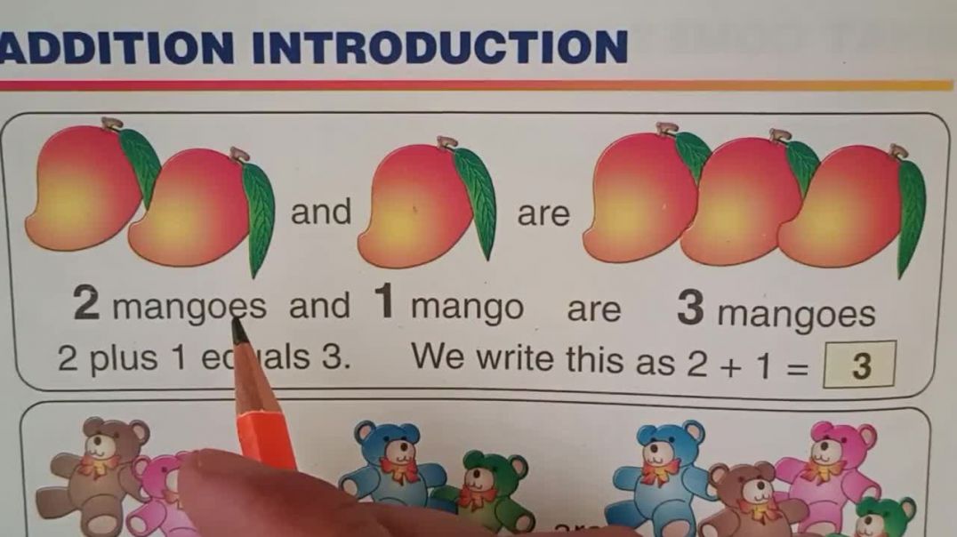 ⁣#UKG बच्चों को जमा करना सिखाएं Teach ADDITION to l Kids [Math Worksheet for UKG CLASS] #RPS_TEACHING
