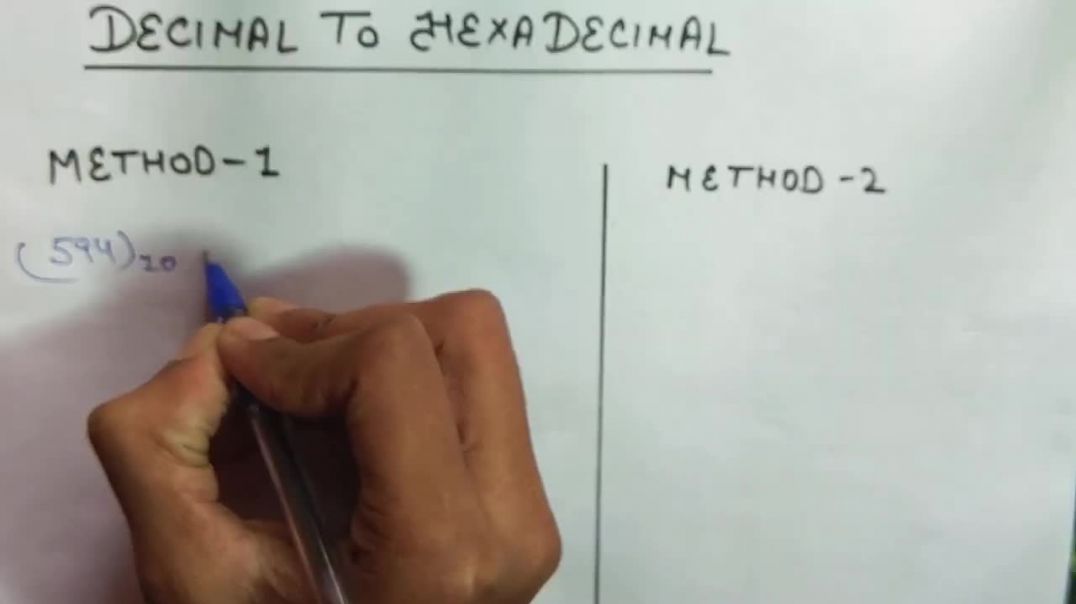 ⁣Decimal to Hexadecimal Conversion _ Number System Conversion