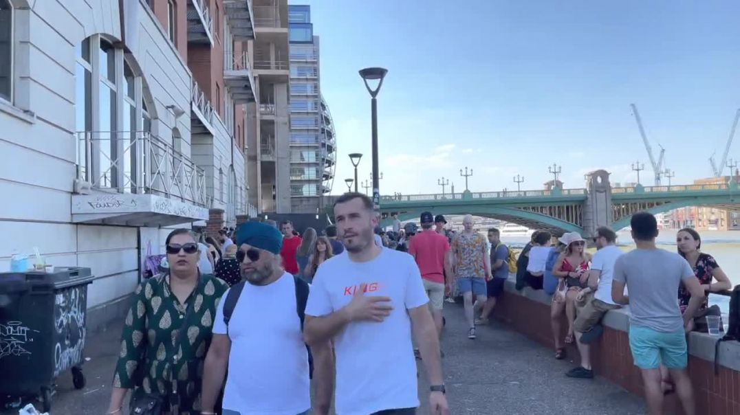 London Summer Walk _ Exploring Borough Market, London Bridge _ Central London [4k Hdr]
