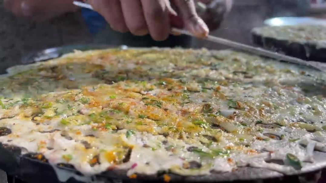 ⁣Mumbai Super Crispy Rava Dosa _ Paper Crispy Dosa _ Indian Street Food
