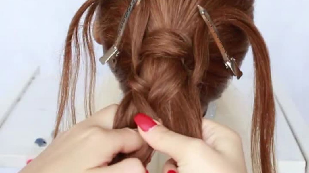 3 Braided Ponytails by Another Braid _ Most Beautiful Hairstyles for girls  Easy Hairstyles