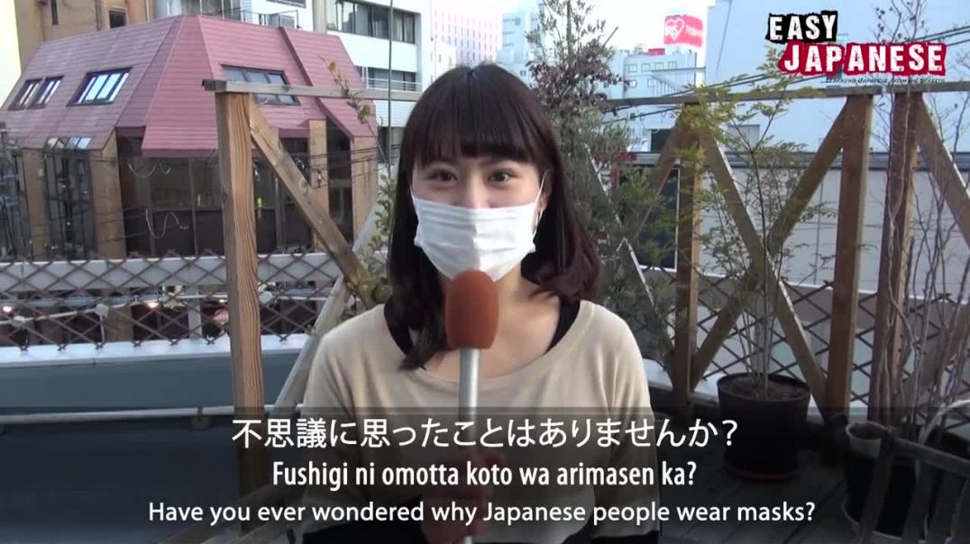Easy Japanese 14 - Why Do Japanese Wear Masks