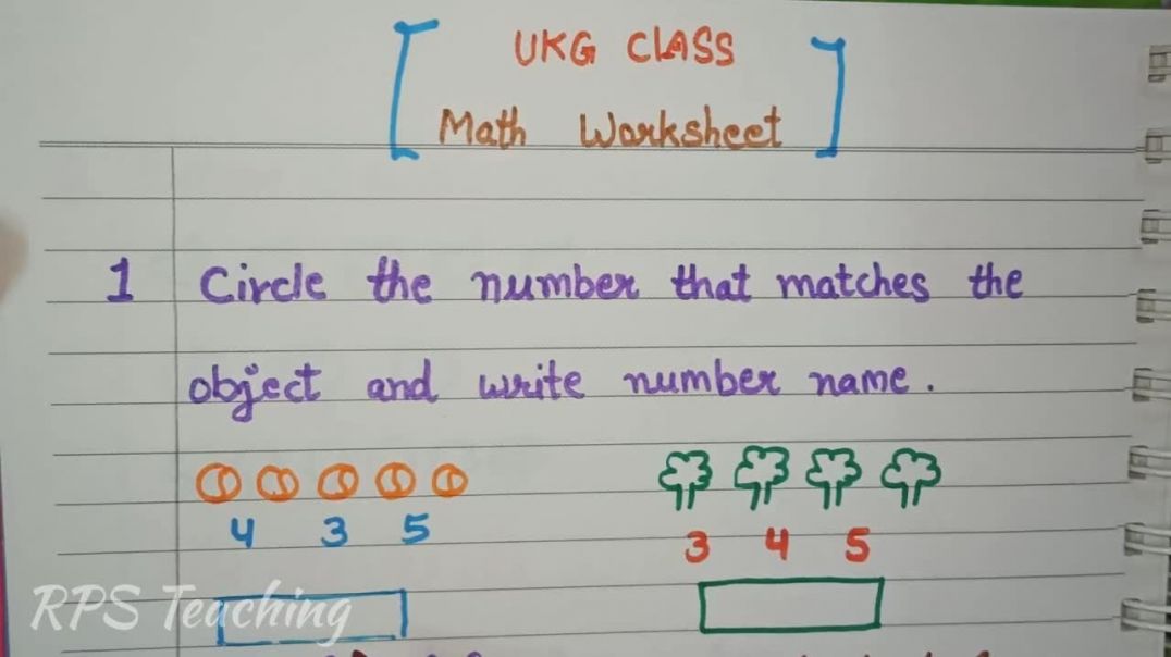 ⁣UKG Class Math Worksheet Tables, Before After Between _ @RPS Teaching  RPS Teaching #online #study