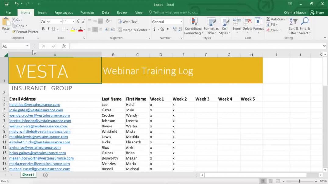 ⁣Excel 2016_ Saving and Sharing