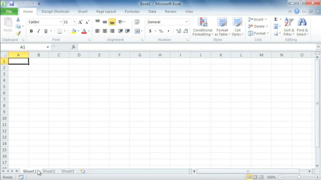 ⁣Excel 2010_ Creating Workbooks