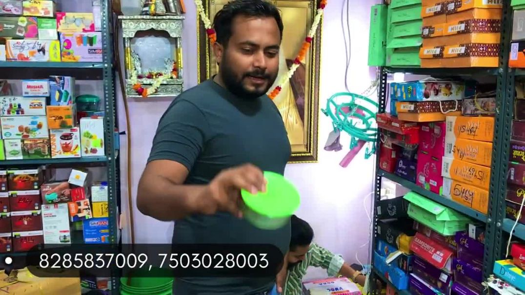 ₹100 वाली Crockery मात्र ₹10 में ख़रीदो _ Plastic kitchen crockery items wholesale Sadar Bazar