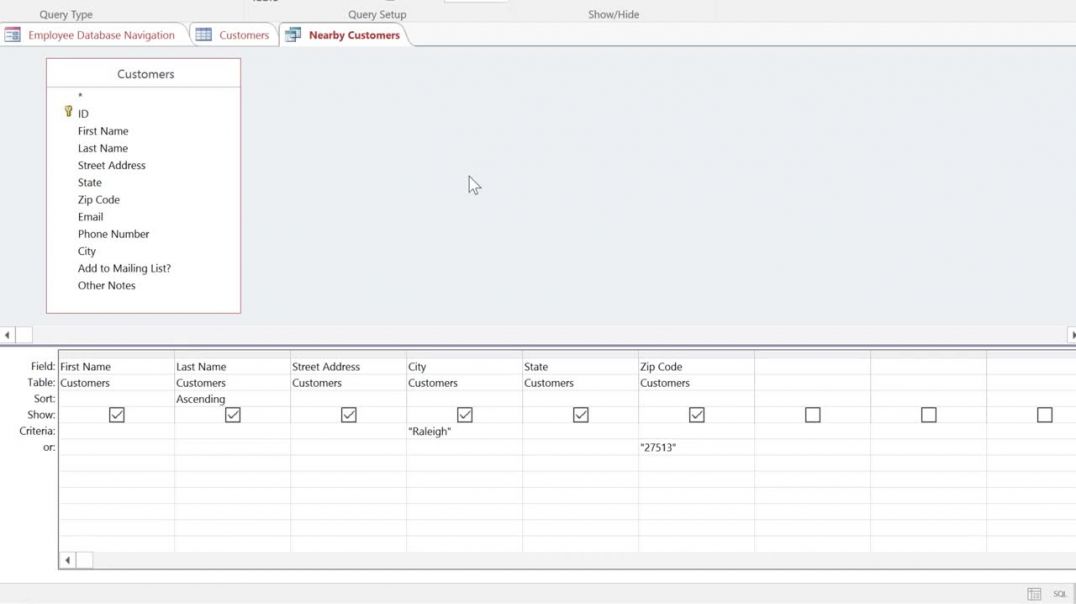 ⁣Access_ Multi-table Queries (Part 1)