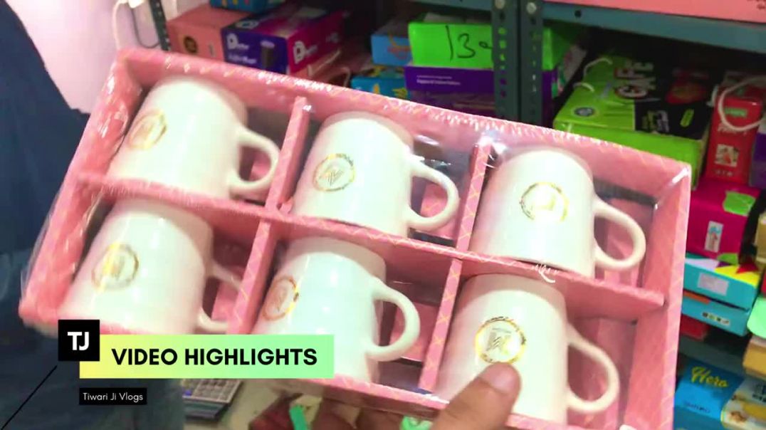 ⁣मात्र ₹10 में ख़रीदो ₹99 की सेल में बेचो _ Kitchen Items  Crockery Wholesale Market Sadar Bazar
