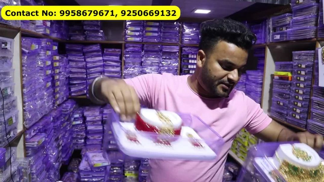 Jewellery wholesale market in sadar bazar delhi _bridal jewellery _ईयर ring _ latest collection