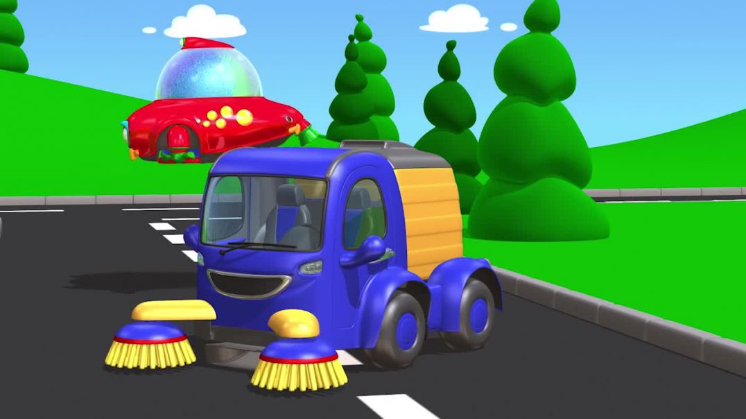 ⁣Building Street Sweeper _ Tutitu Toys