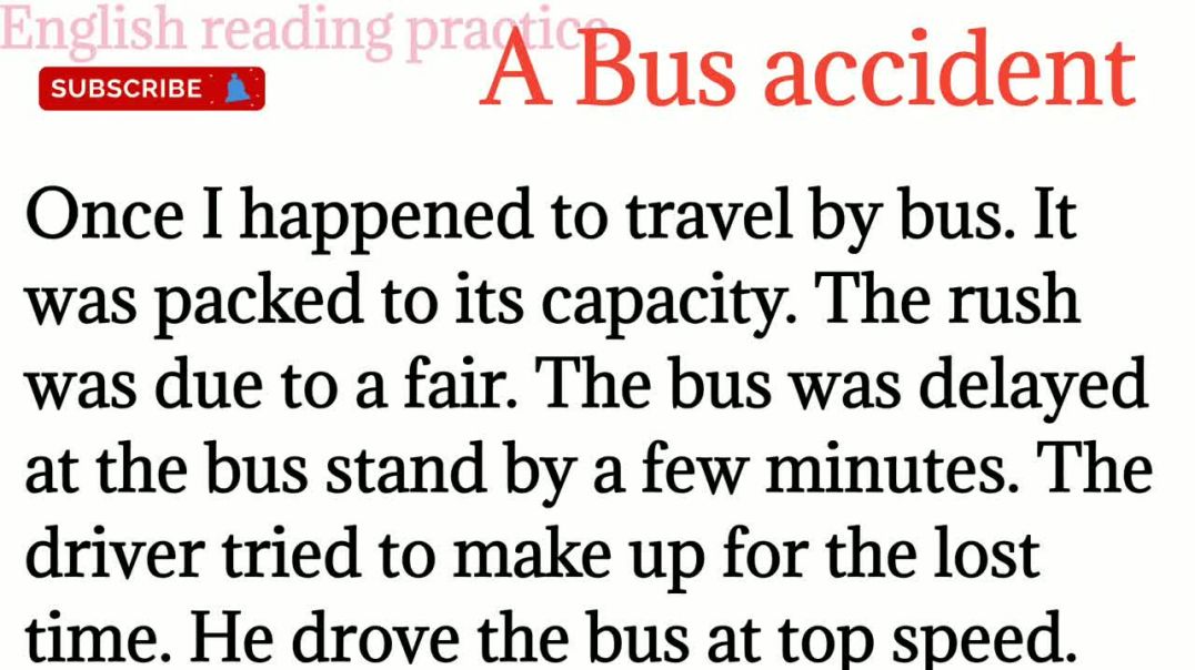 131,A bus accident_how to learn English to Hindi translation_ improve your spoken English skills