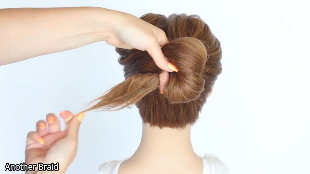 EASY High Bun  Wedding Prom Updo Hair Tutorial by Another Braid
