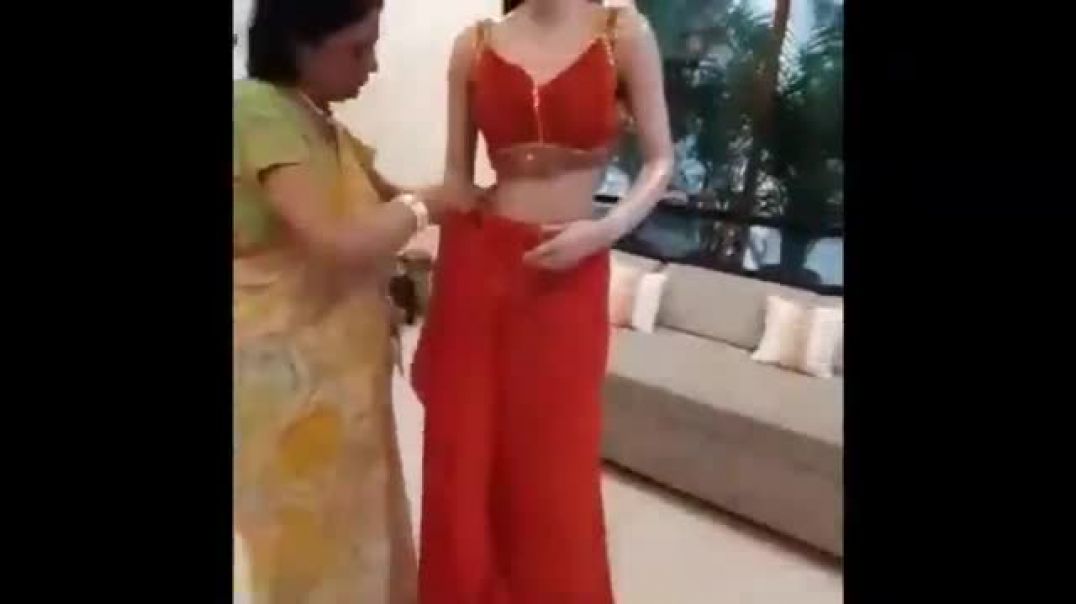 Style No 5 - Open Pallu Saree Style Draped on @Deepika P