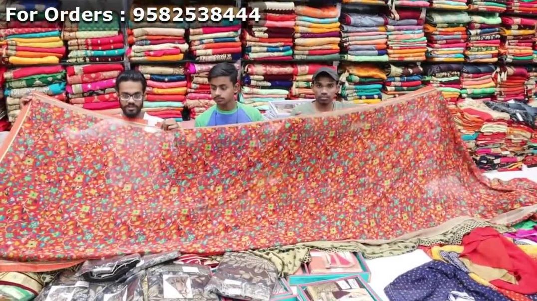 Saree wholesale market in delhi _ cheap price bridal saree _ Cheapest saree _ Saree manufacturer