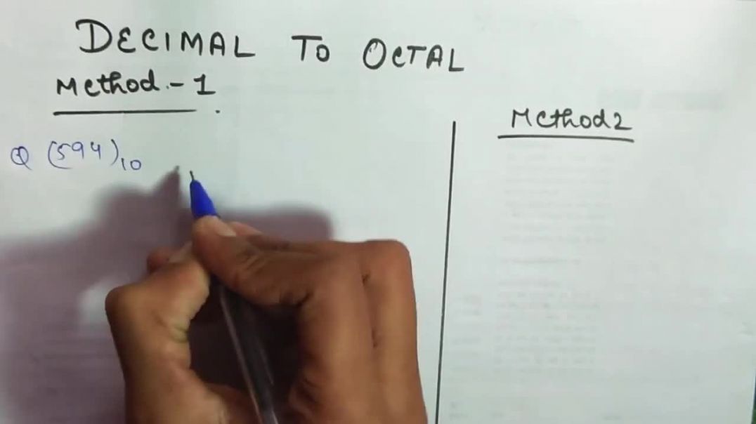 ⁣Decimal to Octal Conversion _ Number System Conversion