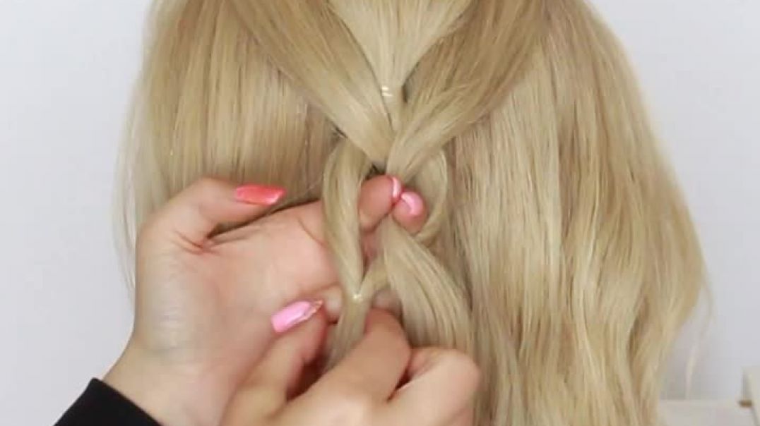 Fake Braid the EASY WAY _ Hair Hack _ No Braiding Skills Required