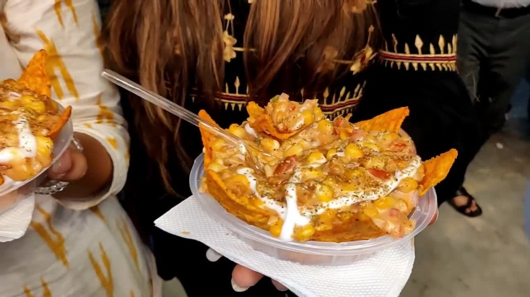 Nachos Corn Chaat Challenge Nachos Corn Chaat Eating Competition Himmi Styles