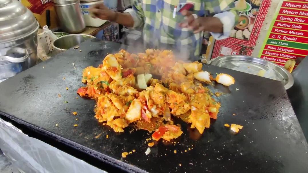 Famous Masala Idli Fry of Vadodara _ Butter Fried Idli _ Indian Street Food