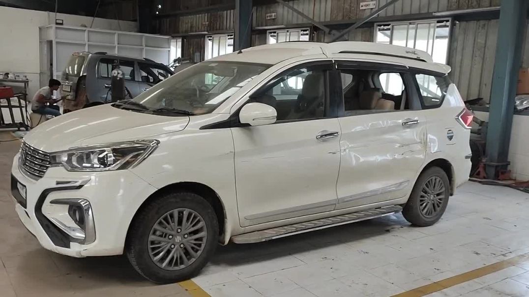 ERTIGA  Rear Door Changing  PROCESS _ ERTIGHA New model REPAIRING