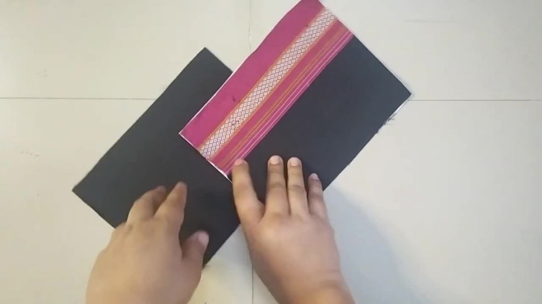 Most Trending - खणाची पर्स बनवा ५ मिनिटात _ khan purse _ pouch cutting and stitching #handbag #khan