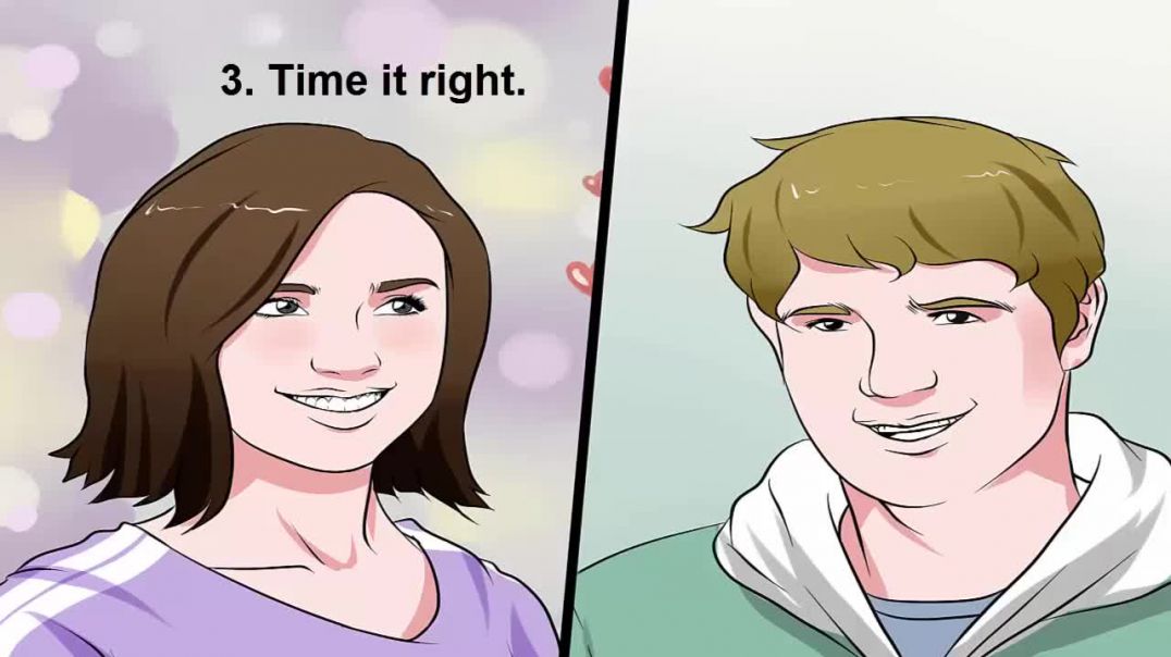 ⁣How To Kiss A Girl For The First Time Step By Step