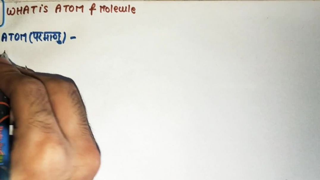 ⁣What is Atom _ Molecules _ Electron _ proton _ Neutron - परमाणु _ अणु - ( Hindi - English )