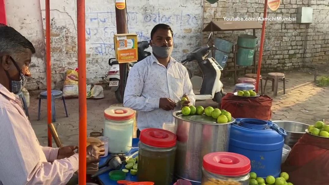 ⁣Indian Style Spicy Lemonade _ Pakode Wala Shikanji _ Indian Street Food