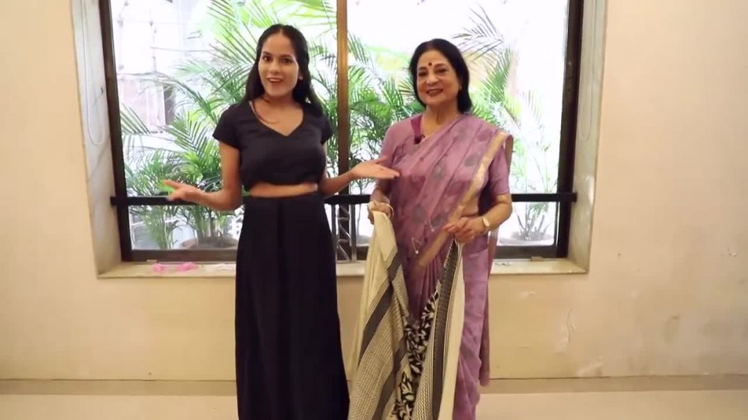 ⁣Style No 108 _ Contemporary Saree _ Kalpana Shah Sari Drapes_ Saree_ Sari