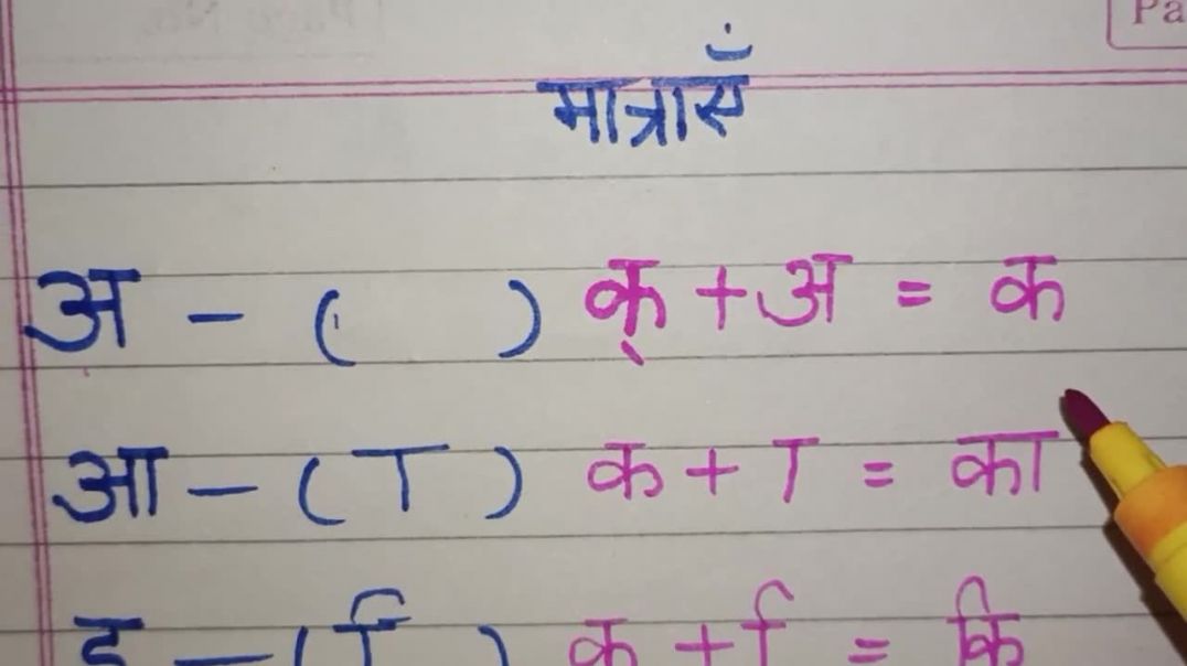 ⁣[#UKG #Hindi] ऋ की मात्रा वाले शब्द लिखना व बोलना सीखें Learn how to write _ऋ_ Ri Matra and its use