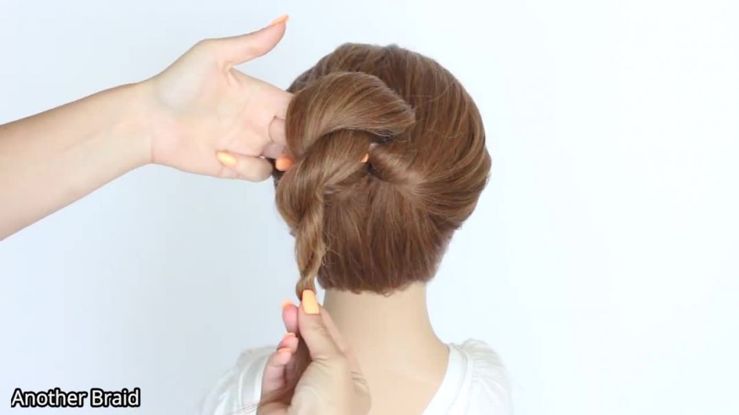 EASY High Bun Wedding Prom Updo Hair Tutorial by Another Braid