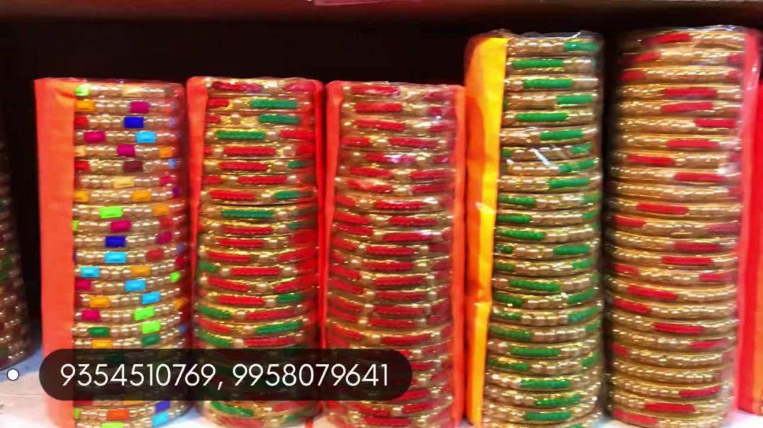 ₹5 में 12 फ़ैन्सी BRIDAL चूड़ी । Fancy Bangles Wholesale Market Sadar Bazar Delhi _ चूड़ी की दुकान