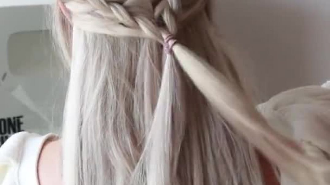 DIY Double Pull Through Braid Tutorial
