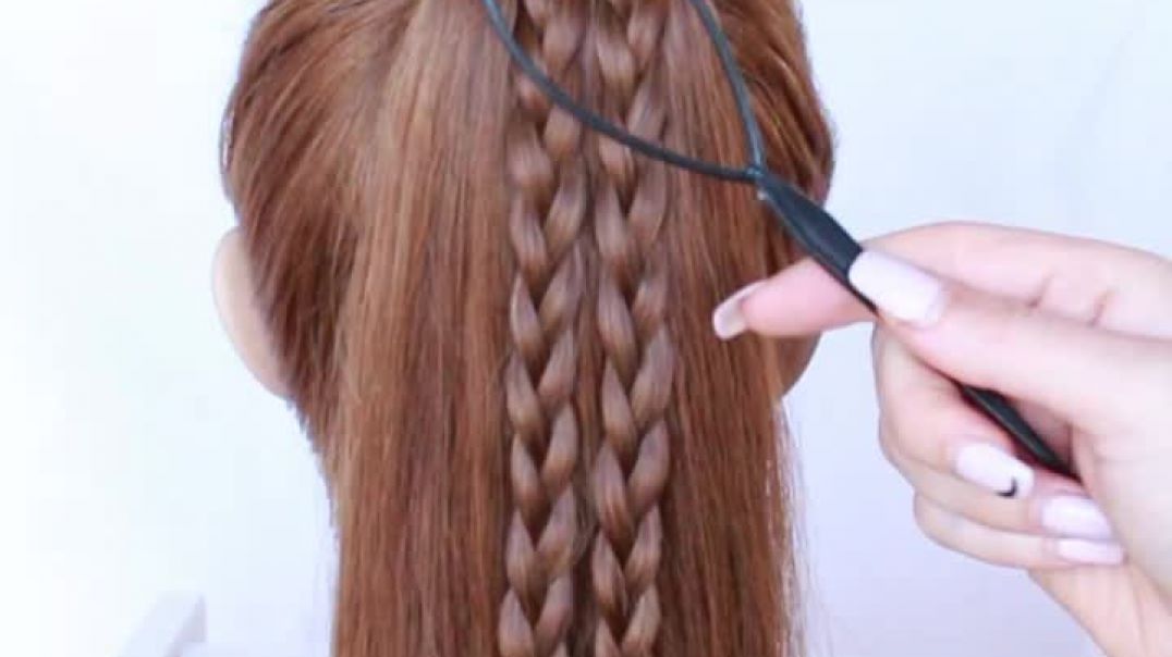 EASY Braided PONYTAIL 🦋 Super simple & perfect for long, medium &amp;amp; long hair