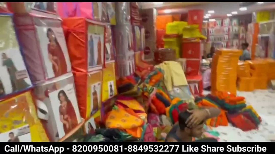 खुशखबरी साड़ी मात्र 50₹ में सूरत साड़ी सेल-Mix lot saree,Surat lot sari_Lot saree with price _