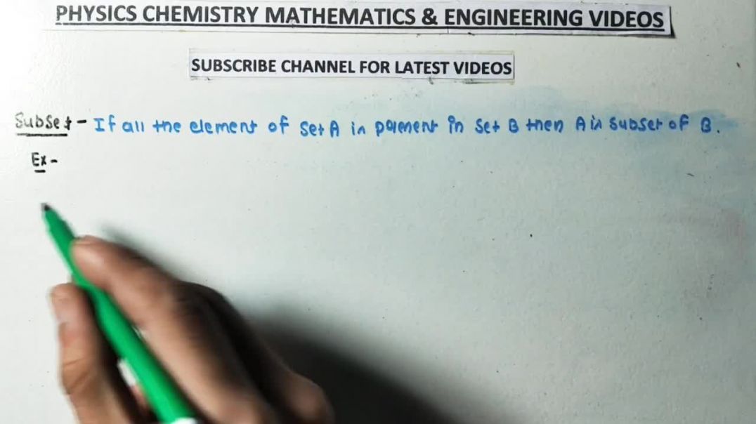 ⁣Subset and Superset - Set Theory - _ Discrete Mathematics _  (Hindi_English)